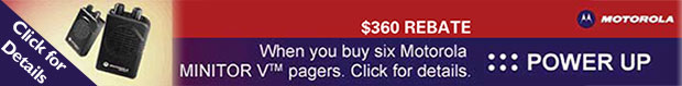 Minitor V $360 rebate