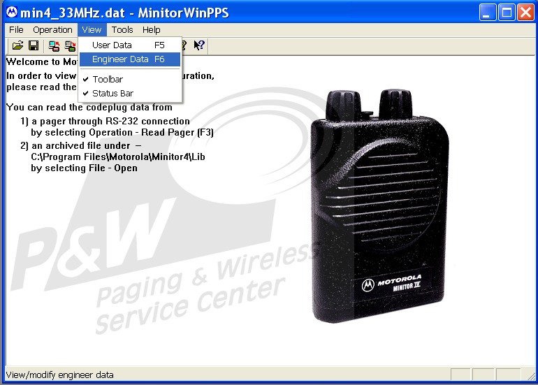 Motorola Pager Software Download