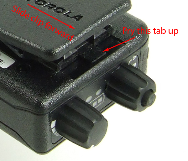 How to replace the Minitor V clip